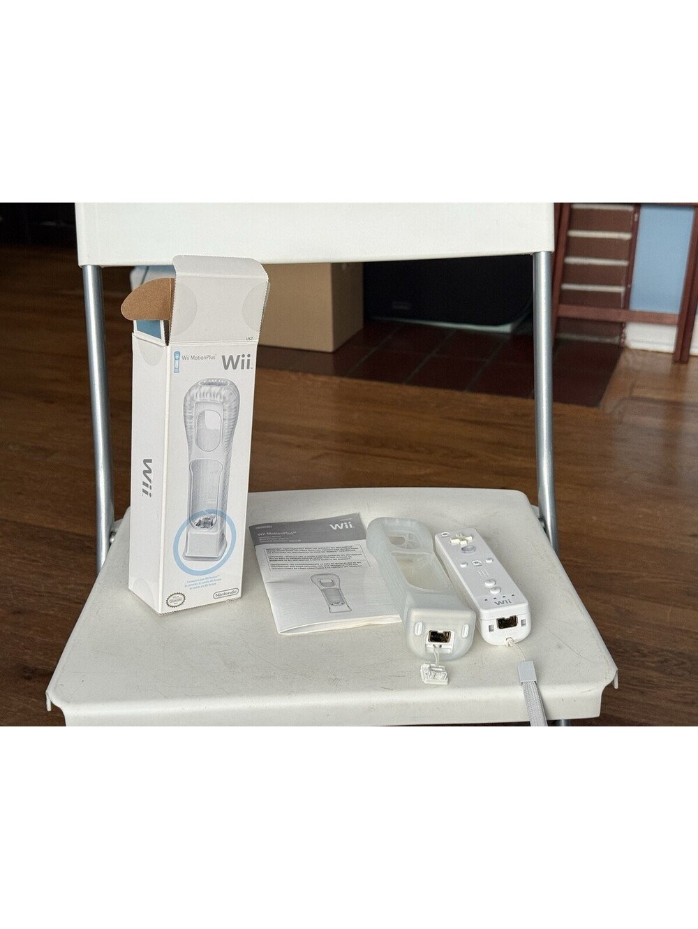 Nintendo Wii Motion Plus Remote Attachment W/ Controller